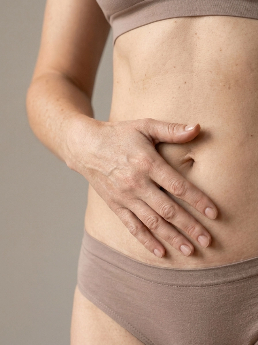 Tummy tuck result, front view