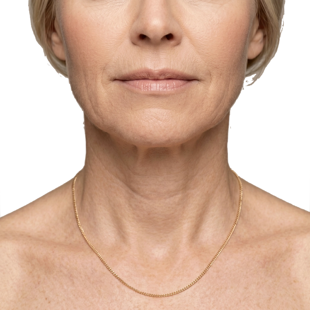 "I avoid looking at my neck"