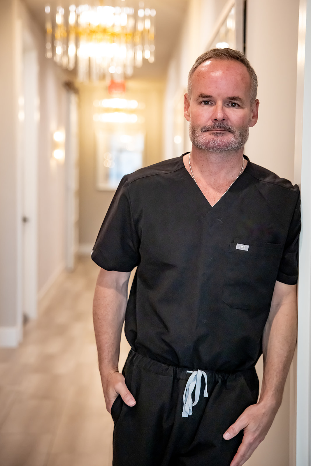 Dr. Schimpf in his Bluffton practice